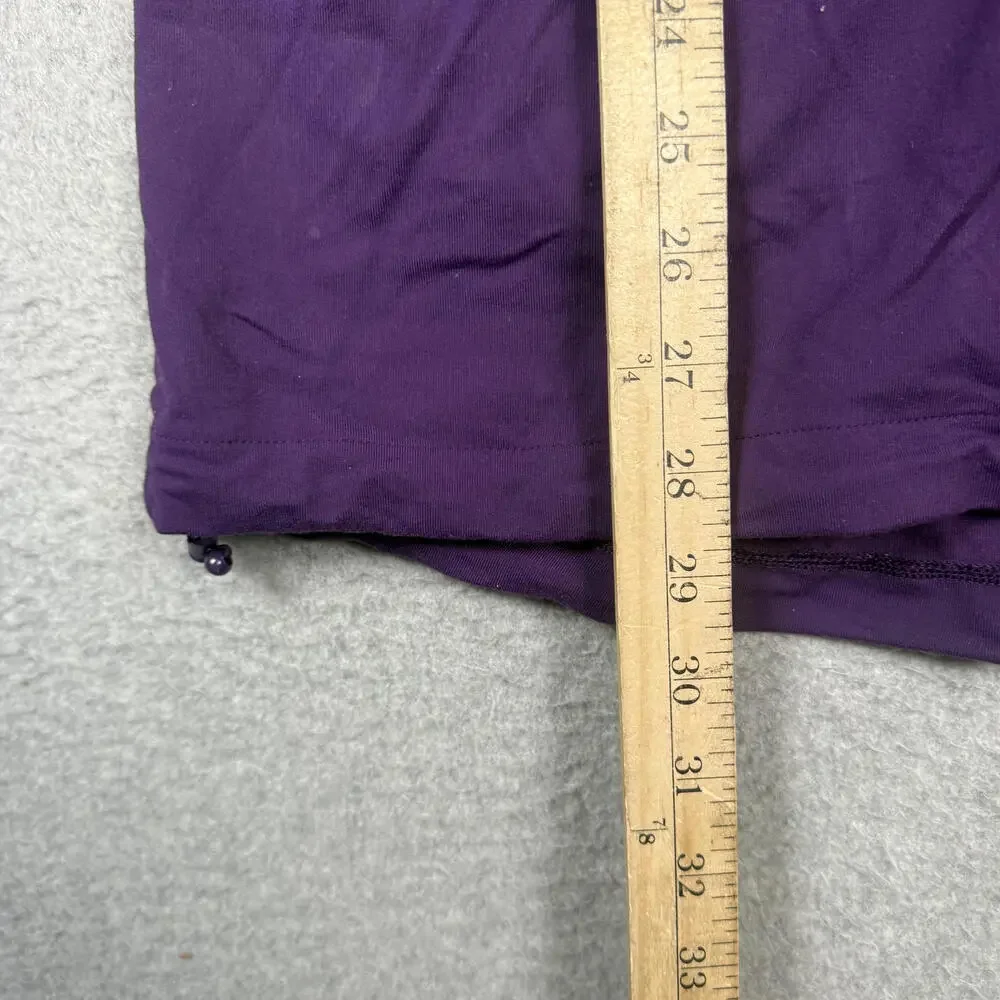 Athleta Women's Size XS Purple Packable Track Jacket Windbreaker Drawstring - Picture 4 of 6